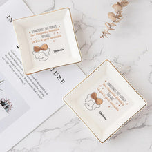 Load image into Gallery viewer, Personalized Jewelry Dish with Inspirational Quote for Mom