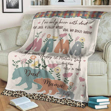Load image into Gallery viewer, Personalized Mother's Day Blanket Custom Family Design Gift