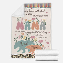 Load image into Gallery viewer, Personalized Mother's Day Blanket Custom Family Design Gift