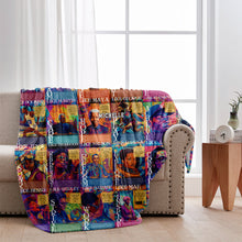 Load image into Gallery viewer, Personalized African American Inspirational Blanket Gift for Mom