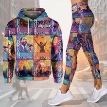 Load image into Gallery viewer, Personalized African American Hoodie and Leggings Set - Customizable Dream Like Martin Rise Like Maya Gift