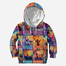 Load image into Gallery viewer, Personalized African American Hoodie and Leggings Set - Customizable Dream Like Martin Rise Like Maya Gift