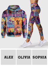 Load image into Gallery viewer, Personalized African American Hoodie and Leggings Set - Customizable Dream Like Martin Rise Like Maya Gift