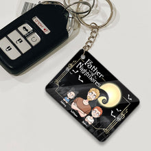 Load image into Gallery viewer, Personalized Father of Nightmares Keychain Custom Name Gift