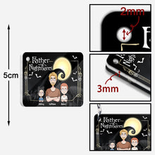 Load image into Gallery viewer, Personalized Father of Nightmares Keychain Custom Name Gift