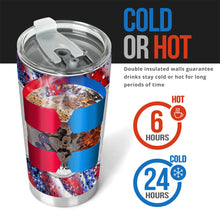 Load image into Gallery viewer, Personalized 4th of July Tumbler with Mickey Mouse Design