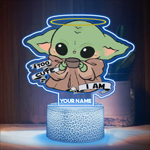 Load image into Gallery viewer, Personalized LED Shaped Light Base Cute Character Gift Idea