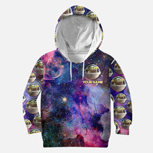 Load image into Gallery viewer, Personalized Galaxy Hoodie & Leggings Set Custom Name Gift