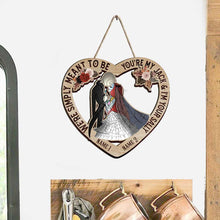 Load image into Gallery viewer, Personalized Nightmare Before Christmas Wood Sign Unique Couple Gift for Wedding Anniversary