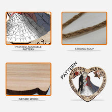 Load image into Gallery viewer, Personalized Nightmare Before Christmas Wood Sign Unique Couple Gift for Wedding Anniversary