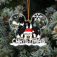 Load image into Gallery viewer, Personalized Christmas Mouse Ear Acrylic Ornament Gift