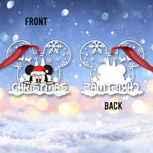 Load image into Gallery viewer, Personalized Christmas Mouse Ear Acrylic Ornament Gift
