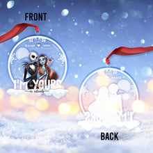 Load image into Gallery viewer, Personalized Transparent Christmas Ornament Custom Couple Gift