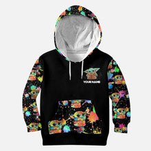 Load image into Gallery viewer, Personalized The Force Hoodie and Leggings Set for Kids