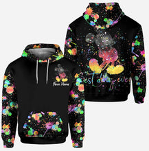 Load image into Gallery viewer, Personalized Colorful Splatter Hoodie & Leggings Set for Anniversary Gift