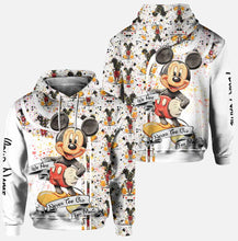 Load image into Gallery viewer, Personalized Mouse Ears Hoodie and Leggings Set for Kids, Custom Name Birthday Gift