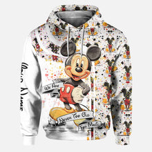 Load image into Gallery viewer, Personalized Mouse Ears Hoodie and Leggings Set for Kids, Custom Name Birthday Gift