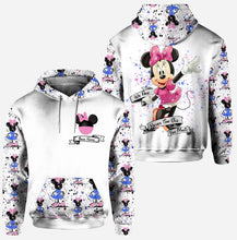 Load image into Gallery viewer, Personalized Mouse Ears Hoodie and Leggings Set for Kids Birthday Gift