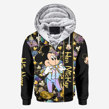 Load image into Gallery viewer, Personalized All Over T-shirt and Hoodie for Couples | Engagement Gift