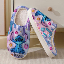 Load image into Gallery viewer, Personalized Ohana Slippers Custom Name Gift for Family