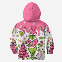 Load image into Gallery viewer, Personalized Pink Snowflakes Hoodie & Leggings Custom Name Gift for Her