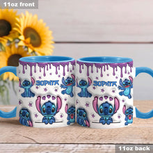 Load image into Gallery viewer, Personalized Ohana Accent Mug Custom Name Gift for Family