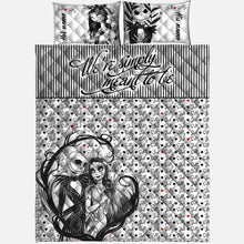 Load image into Gallery viewer, Personalized Nightmare Before Christmas Quilt Set Couples Gift