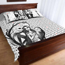 Load image into Gallery viewer, Personalized Nightmare Before Christmas Quilt Set Couples Gift