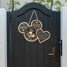 Load image into Gallery viewer, Personalized Grandma Wood Sign with Mickey Design for Mother's Day