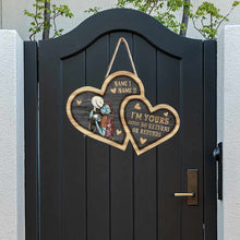 Load image into Gallery viewer, Personalized Couple Wood Sign Custom Heart Design Gift