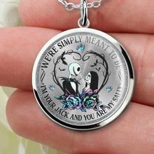 Load image into Gallery viewer, Personalized Nightmare Round Pendant Necklace for Couples - Unique Gift