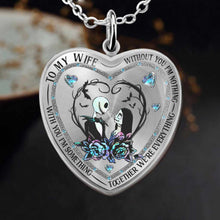 Load image into Gallery viewer, Personalized Heart Pendant Necklace for Wife with Custom Engraving