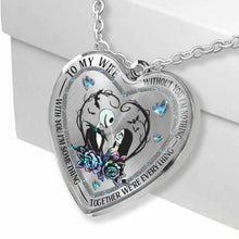 Load image into Gallery viewer, Personalized Heart Pendant Necklace for Wife with Custom Engraving