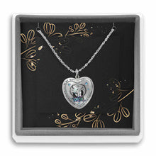Load image into Gallery viewer, Personalized Heart Pendant Necklace for Wife with Custom Engraving