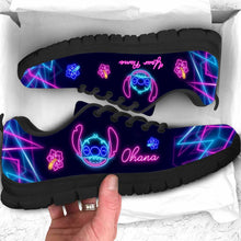 Load image into Gallery viewer, Personalized Ohana Sneakers Custom Name Gift for Summer