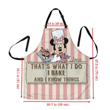 Load image into Gallery viewer, Personalized Baking Apron with Custom Name, Fun Gift for Mom, Christmas Occasion