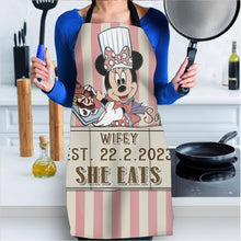 Load image into Gallery viewer, Personalized Mouse Apron Custom Name Gift for Wife
