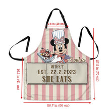 Load image into Gallery viewer, Personalized Mouse Apron Custom Name Gift for Wife