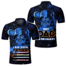 Load image into Gallery viewer, Personalized I Am Their Father Polo Shirt Custom Names Gift for Dad