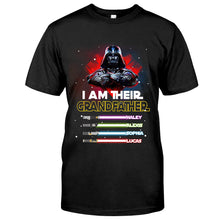 Load image into Gallery viewer, Personalized Grandfather T-shirt & Hoodie with Custom Names