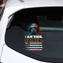 Load image into Gallery viewer, Personalized I Am Their Father Decal Gift for Dad - Custom Name