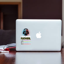Load image into Gallery viewer, Personalized I Am Their Father Decal Gift for Dad - Custom Name