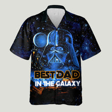 Load image into Gallery viewer, Personalized Hawaiian Shirt for Dad with Space Design | Father's Day Gift