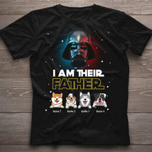Load image into Gallery viewer, Personalized Dog Dad T-Shirt and Hoodie - I Am Their Father Gift