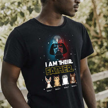 Load image into Gallery viewer, Personalized Cat T-shirt & Hoodie Gift for Dad | I Am Their Father