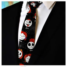 Load image into Gallery viewer, Personalized Nightmare Necktie Custom Name Gift for Dad