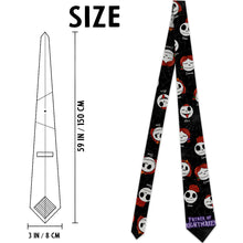Load image into Gallery viewer, Personalized Nightmare Necktie Custom Name Gift for Dad