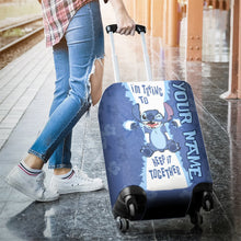 Load image into Gallery viewer, Personalized Ohana Luggage Cover Custom Name Travel Gift