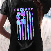 Load image into Gallery viewer, Personalized Freedom T-shirt and Hoodie for Women | Custom Gift