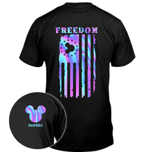 Load image into Gallery viewer, Personalized Freedom T-shirt and Hoodie for Women | Custom Gift